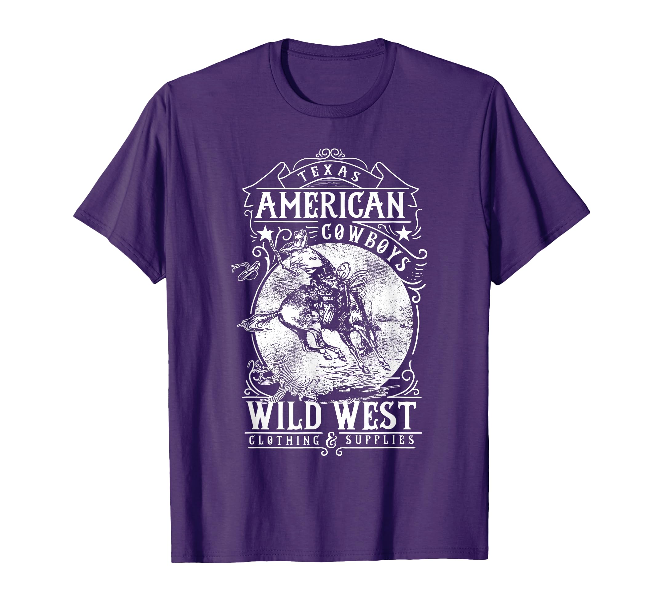 Texas Cowboys American Wild West T-Shirt - Novelty Apparel Unisex - T-Shirt, Sweatshirt, Hoodie