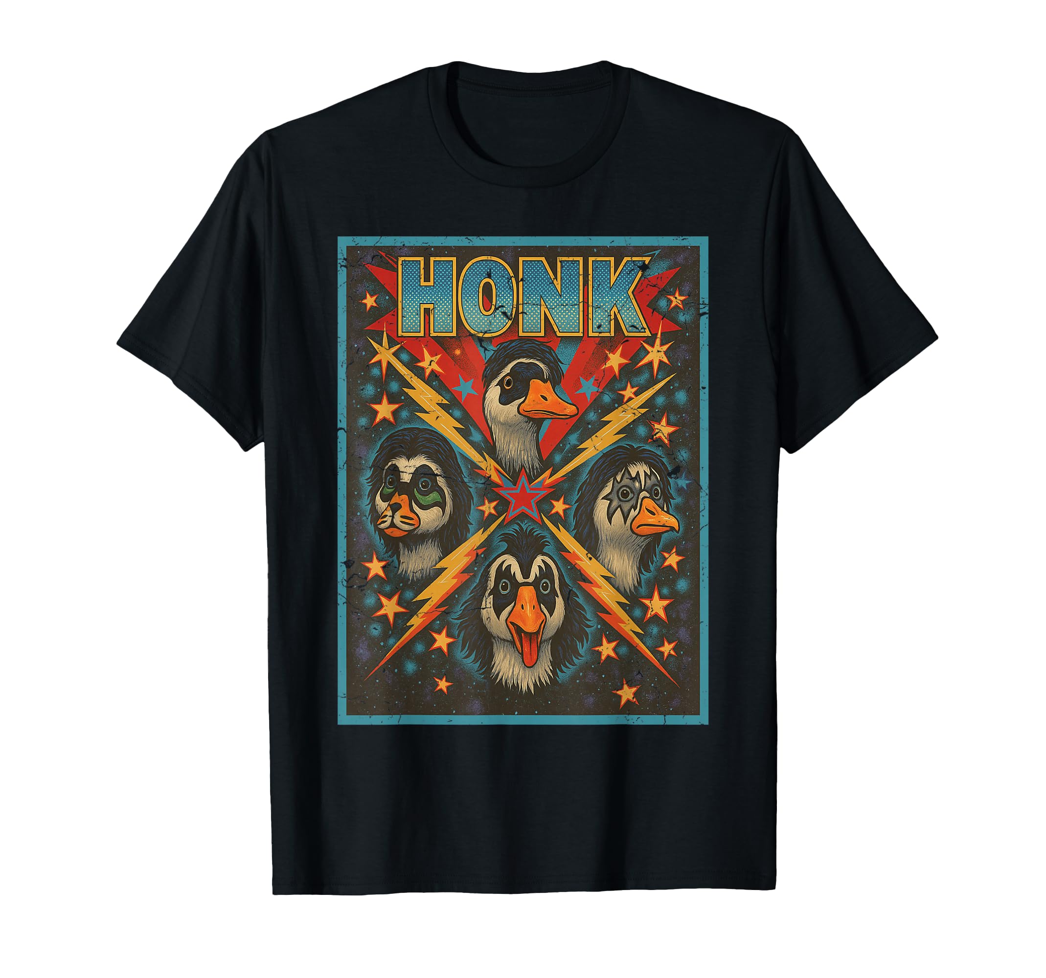 Goose Funny Rock And Roll Music Band T-Shirt - Minimalist Print for Adults - T-Shirt, Sweatshirt, Hoodie