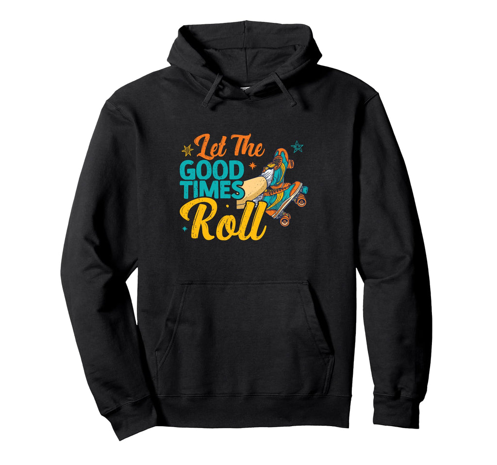 Rollerskates 80S Derby Roller Skating Hoodie - Graphic Print for Adults - T-Shirt, Sweatshirt, Hoodie