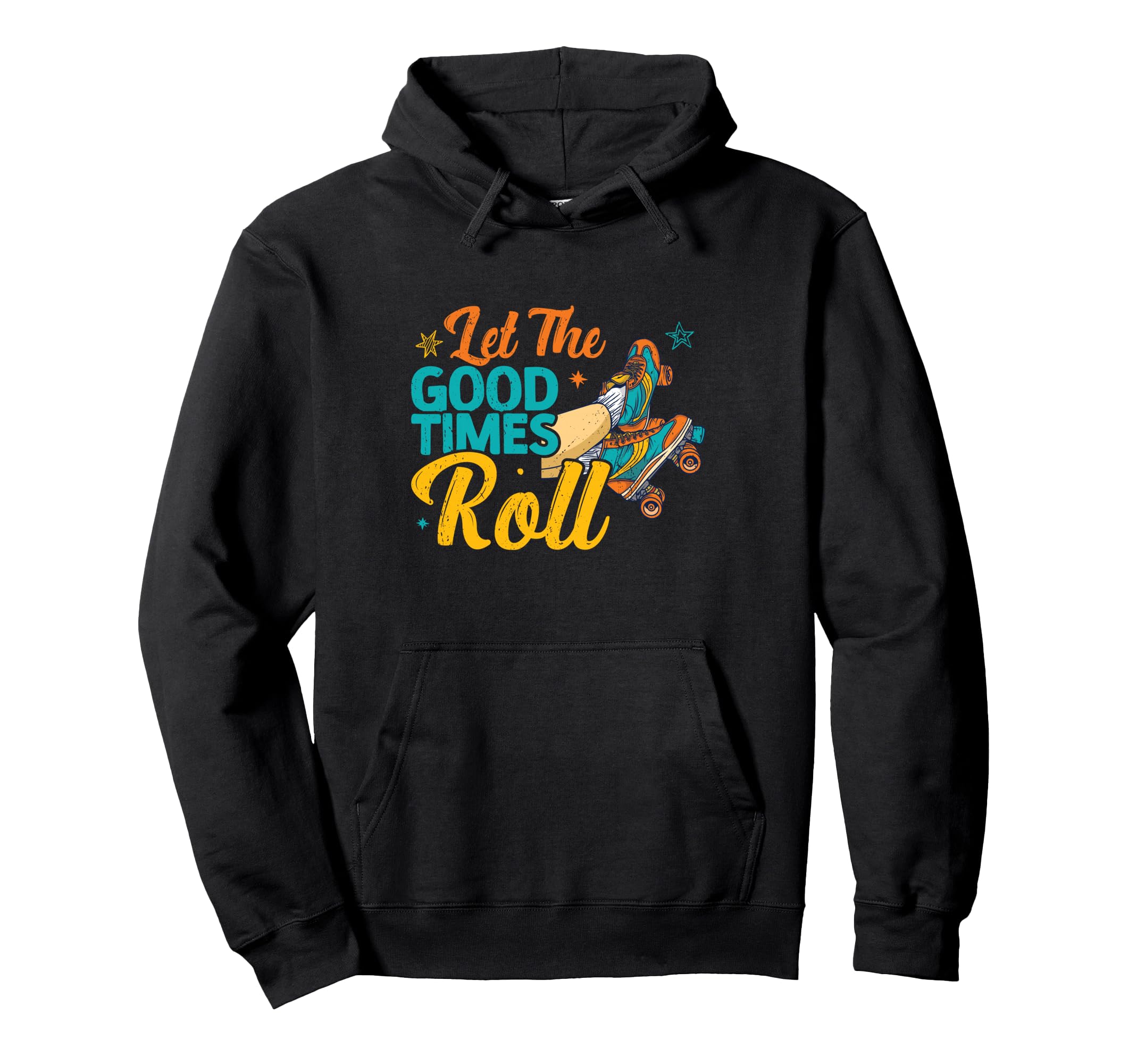 Rollerskates 80S Derby Roller Skating Hoodie - Graphic Print for Adults - T-Shirt, Sweatshirt, Hoodie