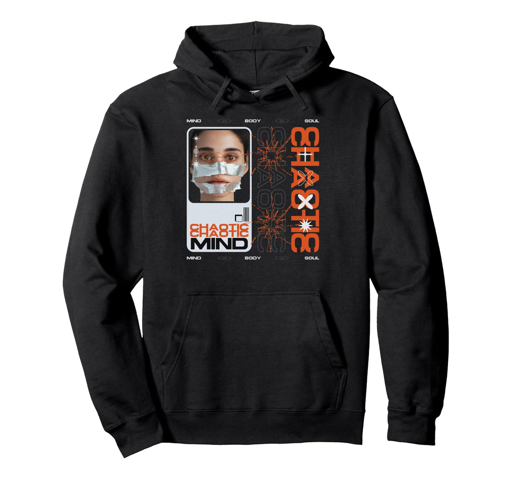 Y2K Chaotic Bold Urban Graffiti Aesthetic Hoodie - Minimalist Print Unisex - T-Shirt, Sweatshirt, Hoodie