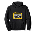 80S Cassette Tape Salad Boom Box Hoodie - Fun Novelty Design for Adults - T-Shirt, Sweatshirt, Hoodie