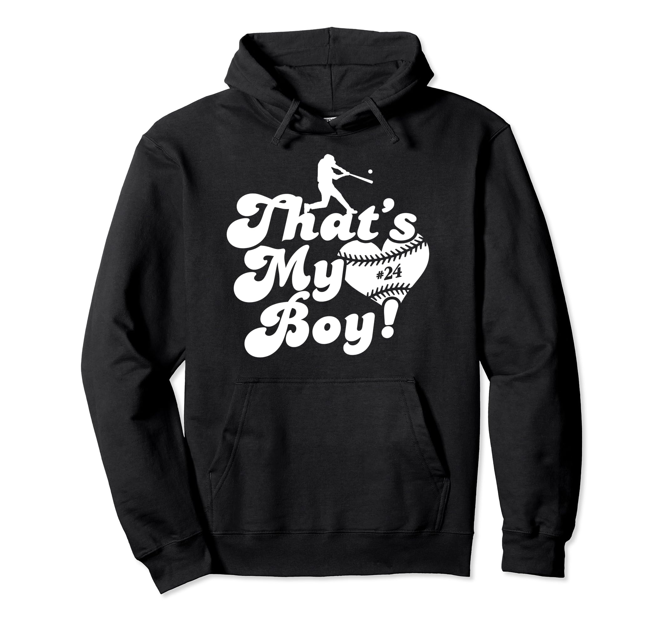Thats My Baseball Mom Dad Custom 11 Hoodie - Novelty Apparel for Adults - T-Shirt, Sweatshirt, Hoodie