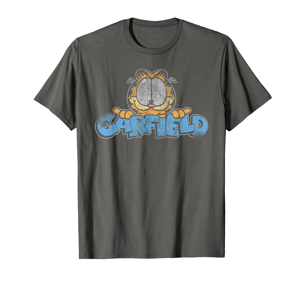 Garfield Distressed Garfield Face T-Shirt - Custom Art Print Men Women - T-Shirt, Sweatshirt, Hoodie