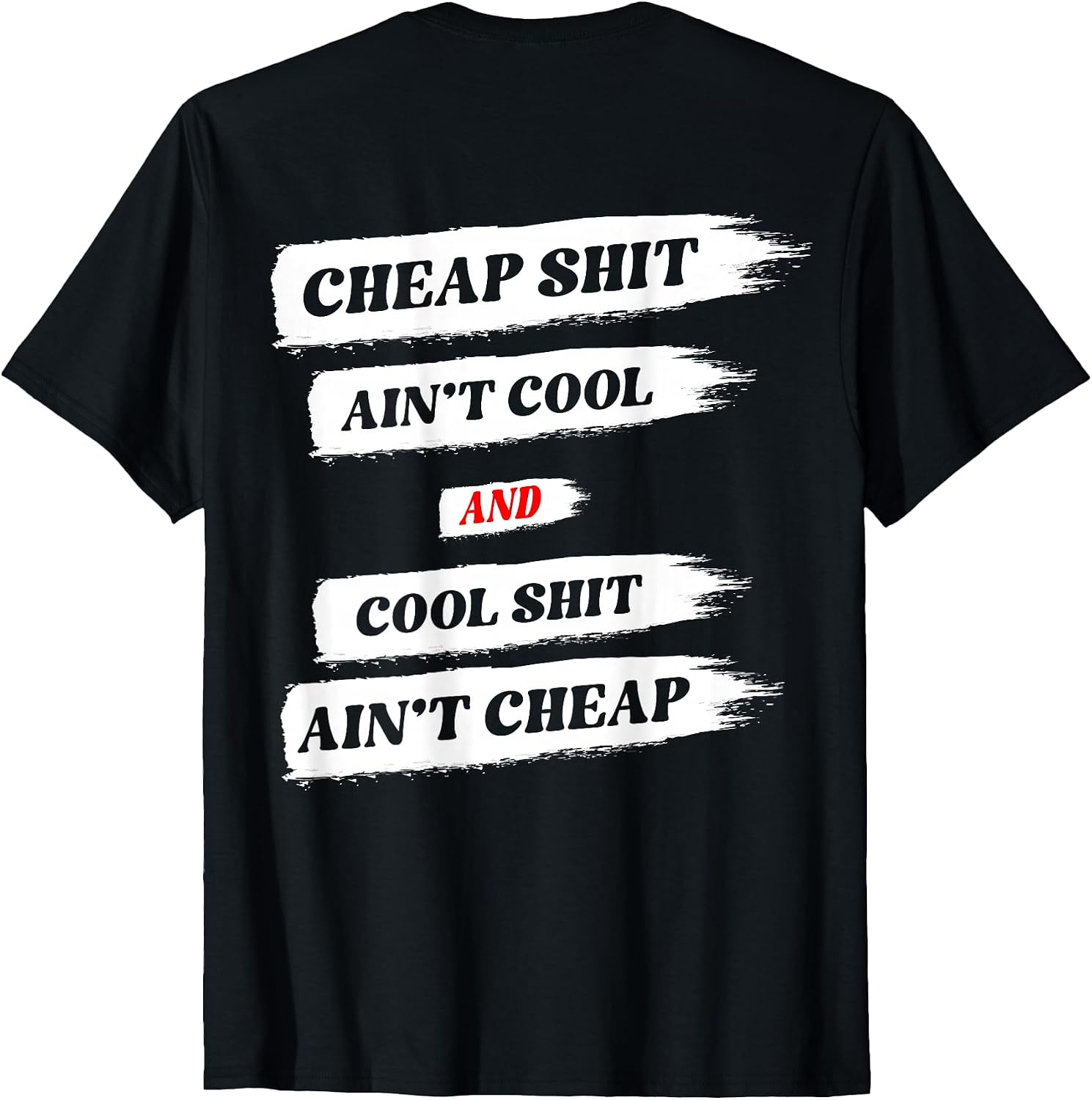 Funny Cheap Shit Ain't Cool And - Adult & Kids T-Shirts, Sweatshirts & Hoodies apparel design preview 1