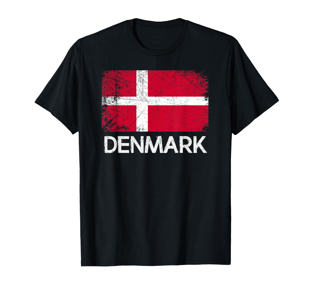 Danish Flag Made Denmark Gift T-Shirt - Unique Graphic Men Women - T-Shirt, Sweatshirt, Hoodie