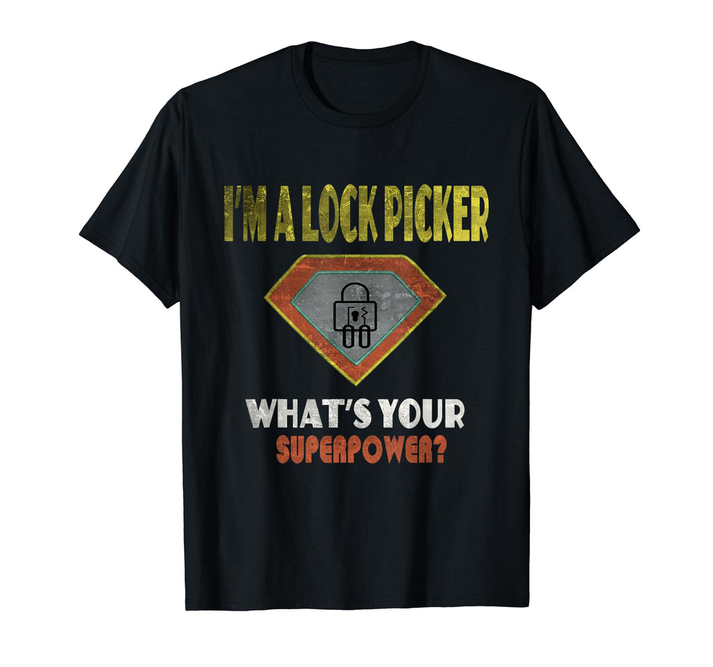 Locksmith Superpower Lock Picking T-Shirt - Aesthetic Graphic Men Women - T-Shirt, Sweatshirt, Hoodie