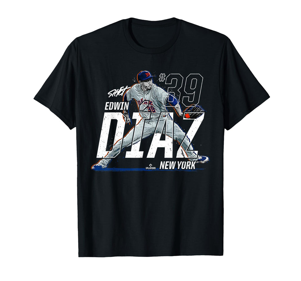 Dynamic Pose Edwin Diaz New York T-Shirt - Custom Art Print Men Women - T-Shirt, Sweatshirt, Hoodie