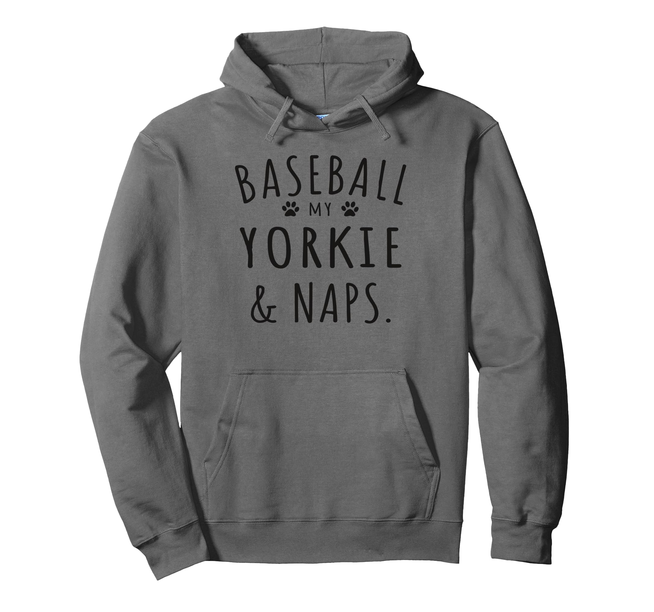 Baseball My Yorkie Naps Fun Yorkshire Hoodie - Aesthetic Graphic Unisex - T-Shirt, Sweatshirt, Hoodie