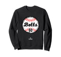 Mookie Betts Baseball Mlbpa Los Sweatshirt - Minimalist Print for Adults - T-Shirt, Sweatshirt, Hoodie