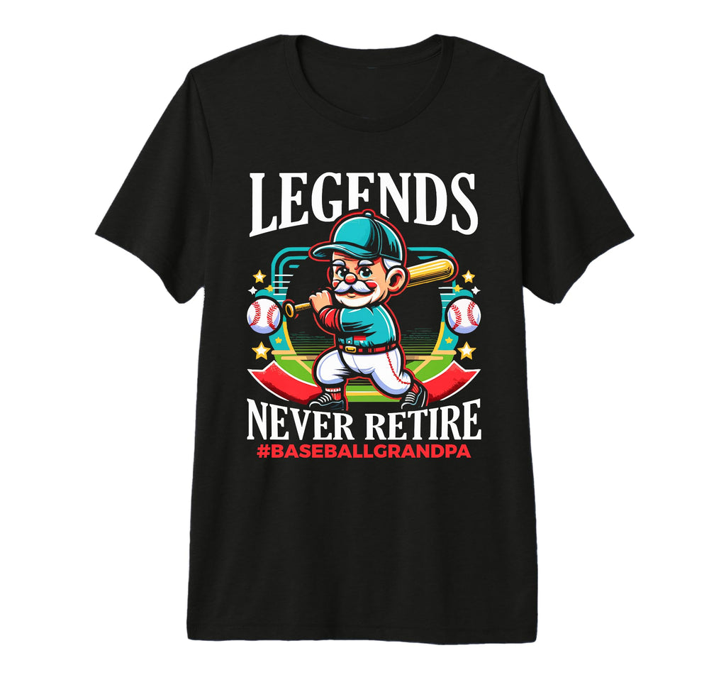 Baseball Grandpa Grandfather T-Shirt - Fun Novelty Design for Adults - T-Shirt, Sweatshirt, Hoodie
