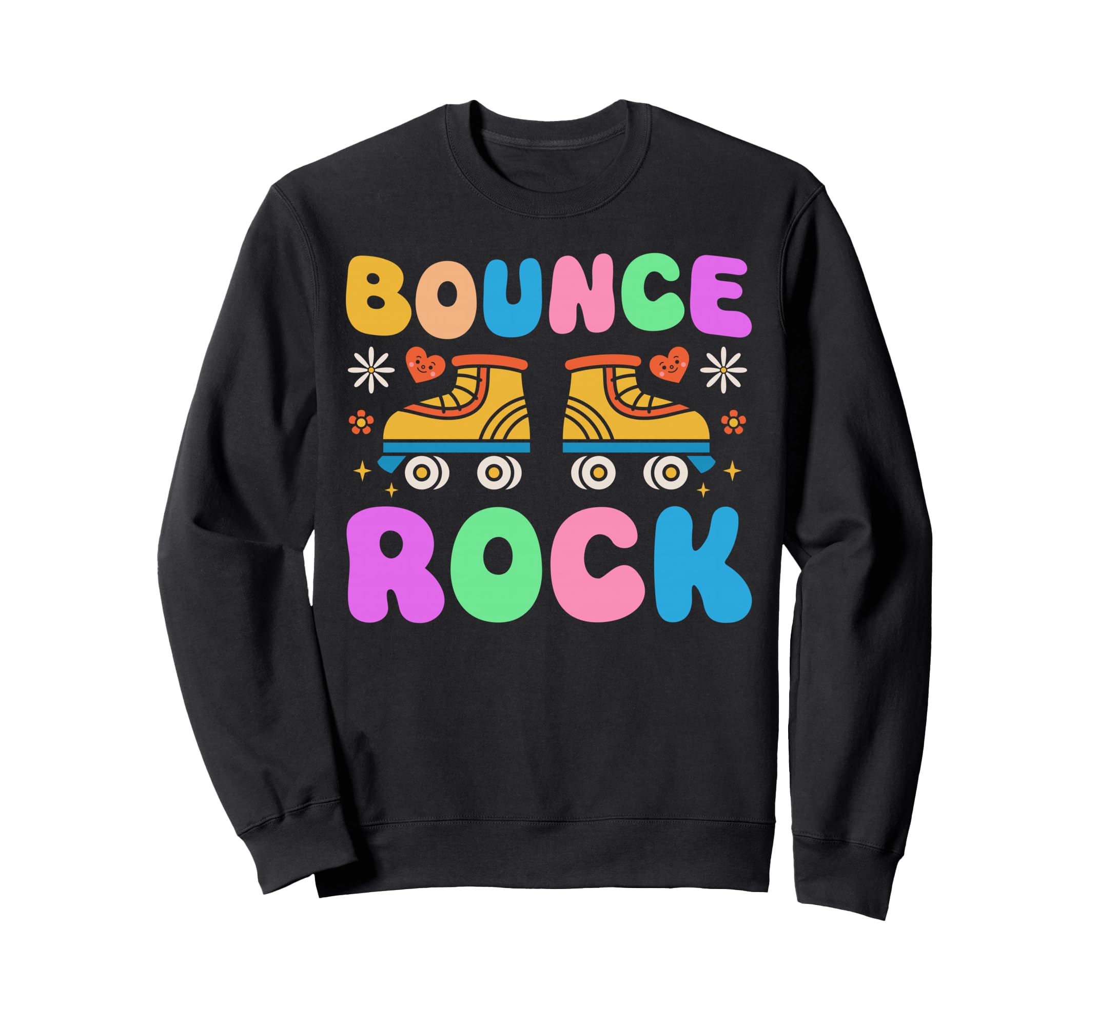 Roller Skating Skate 1970S Bounce Sweatshirt - Custom Art Print for Adults - T-Shirt, Sweatshirt, Hoodie