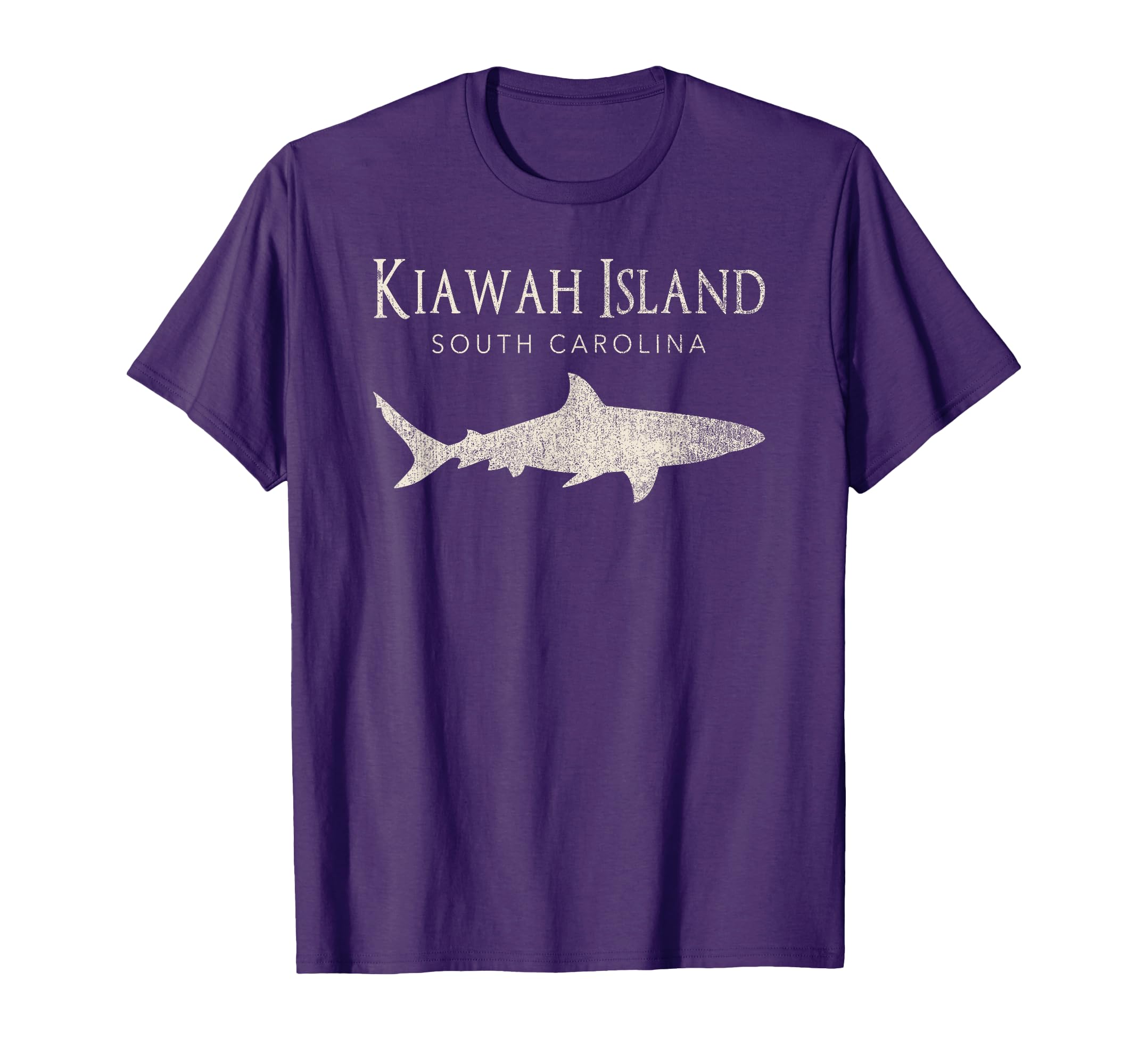 Kiawah Island Sc Shark T-Shirt - Minimalist Print for Adults - T-Shirt, Sweatshirt, Hoodie