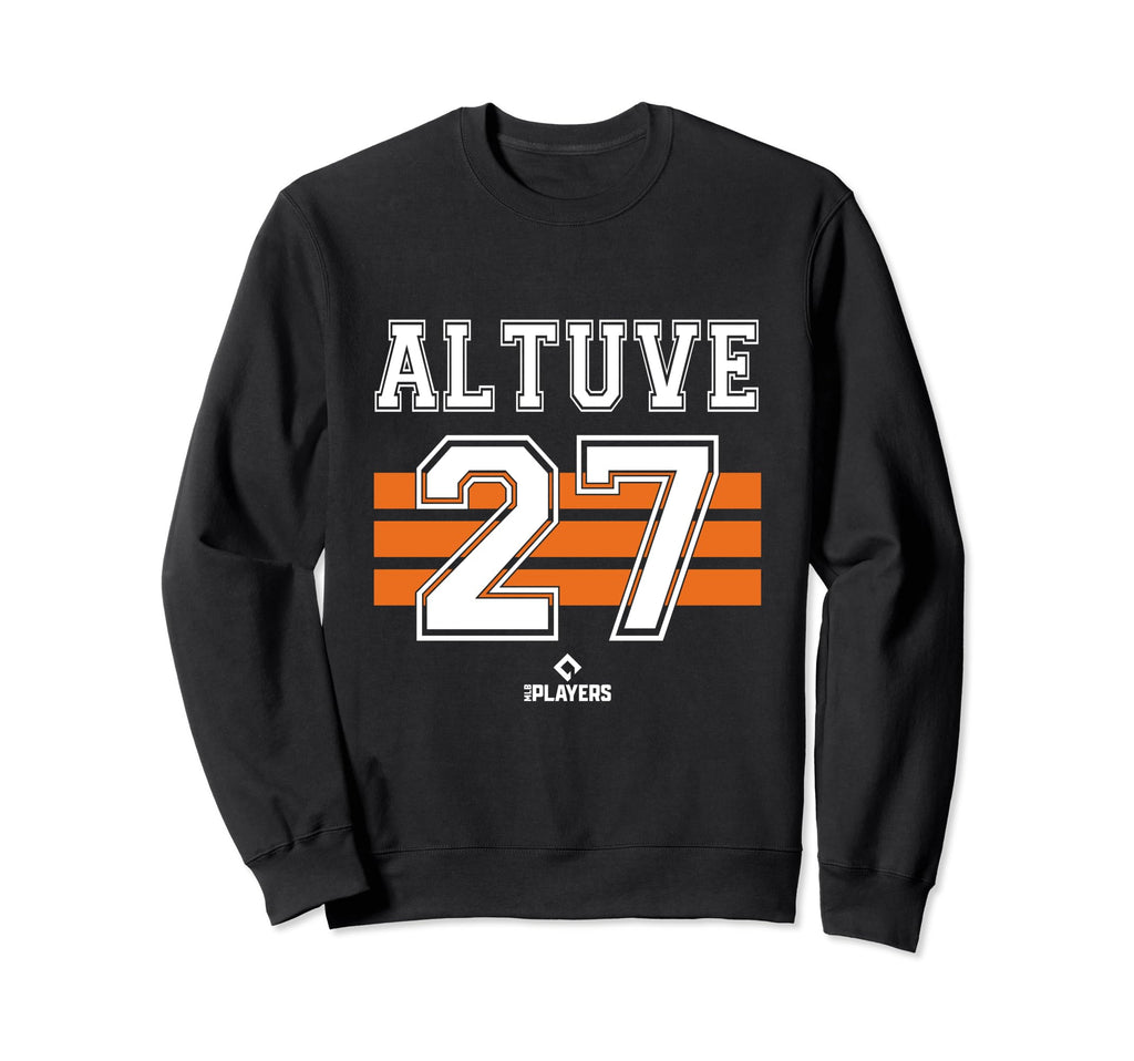 Jose Altuve 27 Houston Texas Sweatshirt - Aesthetic Graphic for Adults - T-Shirt, Sweatshirt, Hoodie