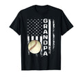 Baseball Grandpa America Flag T-Shirt - Novelty Apparel Men Women - T-Shirt, Sweatshirt, Hoodie
