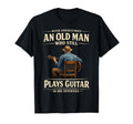 Mens 70Th Birthday Acoustic Guitar T-Shirt - Streetwear Style Men Women - T-Shirt, Sweatshirt, Hoodie