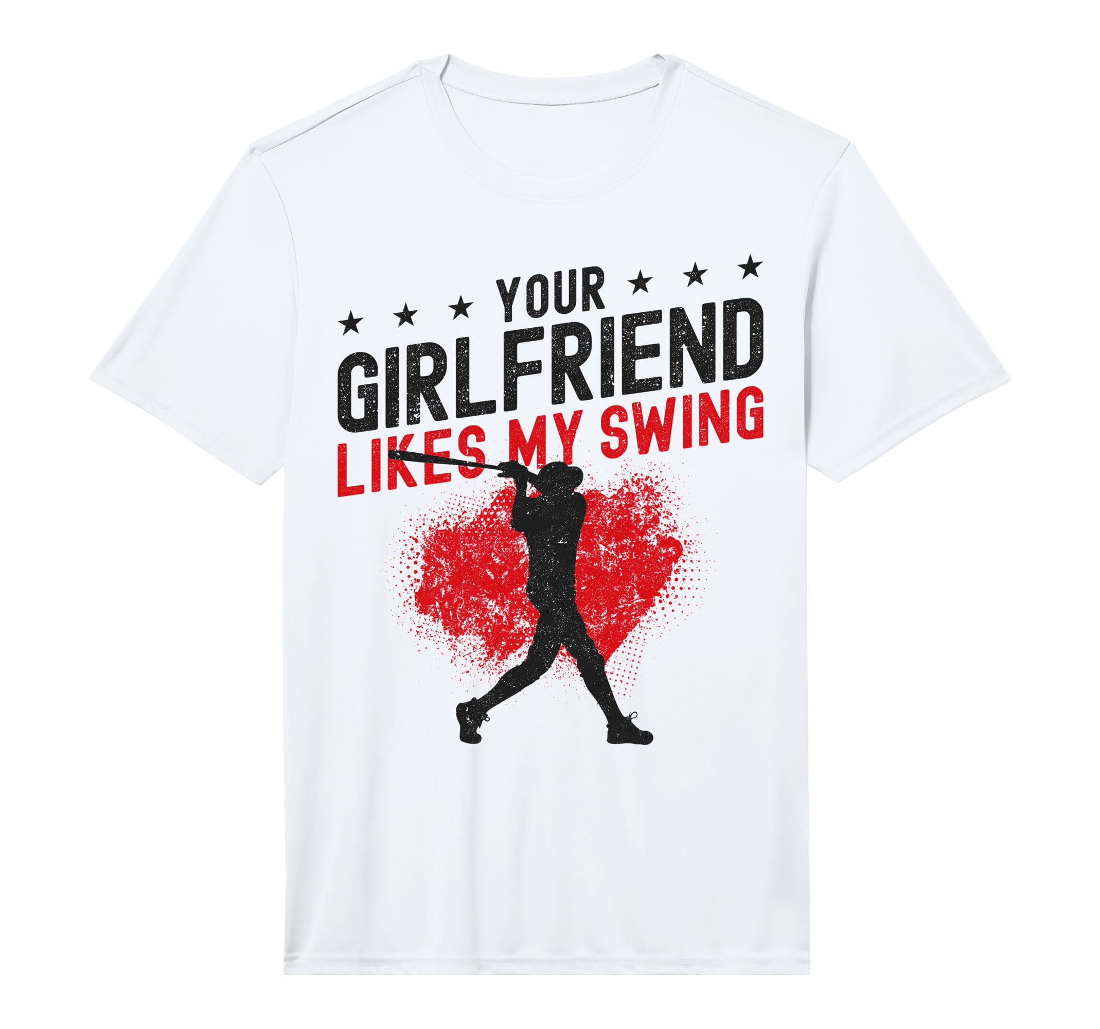 Baseball Fan Batter Your Girlfriend Likes T-Shirt - Graphic Print Unisex - T-Shirt, Sweatshirt, Hoodie