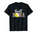 Ball Nana Leopard Softball Baseball T-Shirt - Aesthetic Graphic Unisex - T-Shirt, Sweatshirt, Hoodie