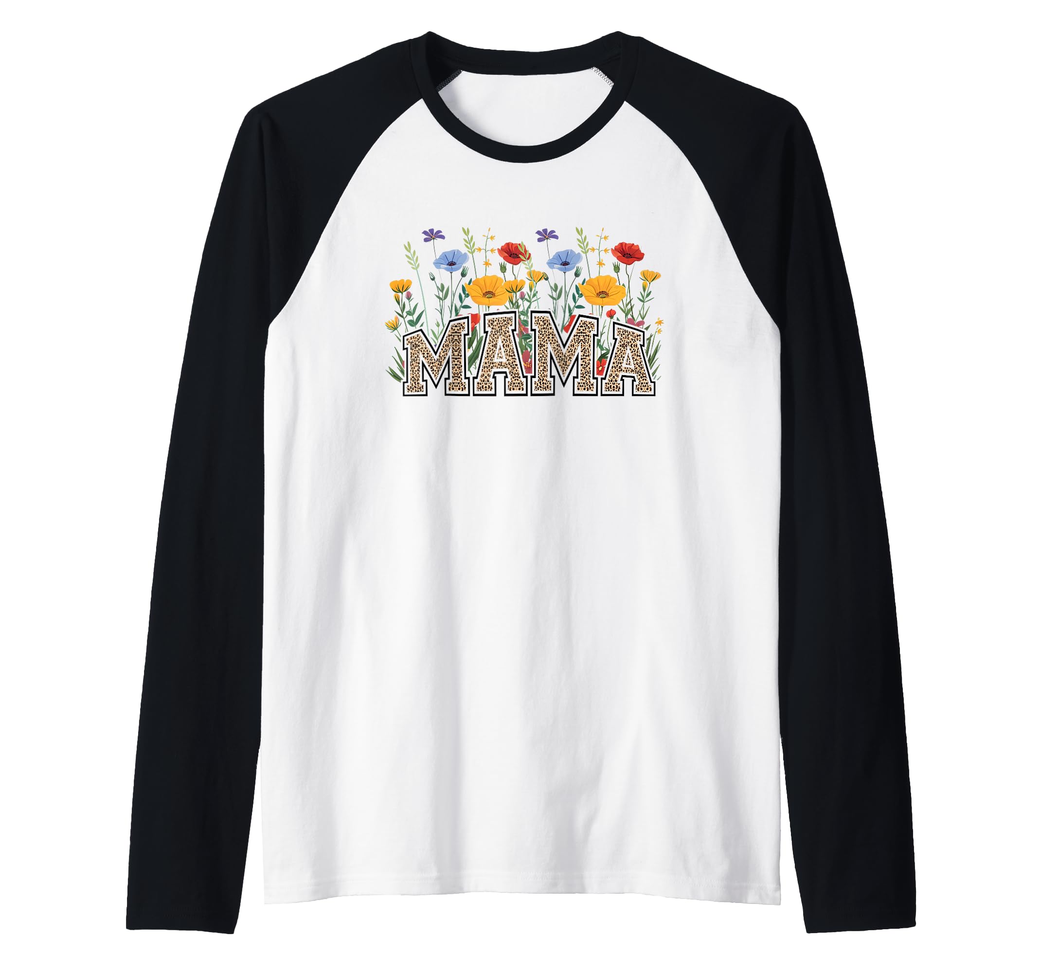 Mama Flowers Mom Mother Floral Gift Wild T-Shirt - Minimalist Print Unisex - T-Shirt, Sweatshirt, Hoodie
