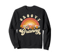 Groovy Granny Rainbow Colorful Sweatshirt - Trendy Graphic for Adults - T-Shirt, Sweatshirt, Hoodie