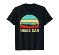 Sunset 1950S Car T-Shirt - Minimalist Print Unisex - T-Shirt, Sweatshirt, Hoodie