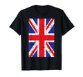 United Kingdom Union Jack Distressed Flag T-Shirt - Graphic Print Men Women - T-Shirt, Sweatshirt, Hoodie