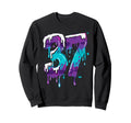Baseball 37 Number Sweatshirt - Trendy Graphic for Adults - T-Shirt, Sweatshirt, Hoodie