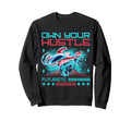 Y2K Hustle Bold Urban Graffiti Sweatshirt - Streetwear Style Unisex - T-Shirt, Sweatshirt, Hoodie