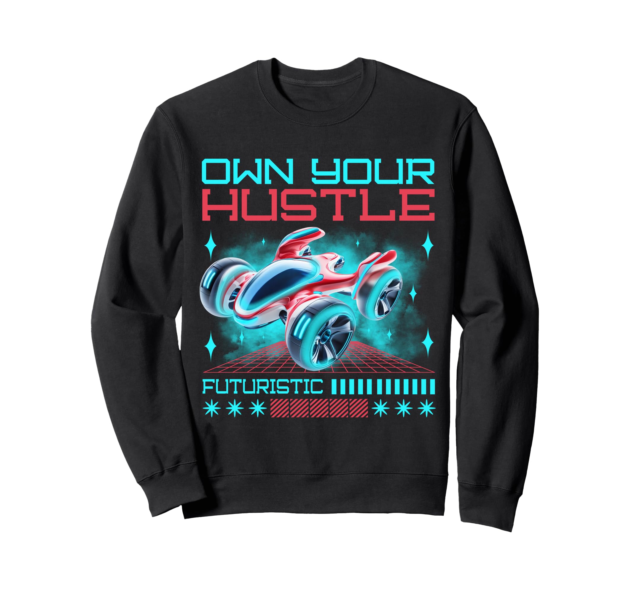 Y2K Hustle Bold Urban Graffiti Sweatshirt - Streetwear Style Unisex - T-Shirt, Sweatshirt, Hoodie