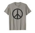 Peace Sign Black Distressed T-Shirt - Casual Everyday Wear Unisex - T-Shirt, Sweatshirt, Hoodie