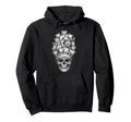 Skull Cat Skeleton Kitty Kitten Gothic Hoodie - Minimalist Print Unisex - T-Shirt, Sweatshirt, Hoodie