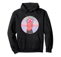 Vaporwave Aesthetic Japanese Floral Hoodie - Trendy Graphic for Adults - T-Shirt, Sweatshirt, Hoodie