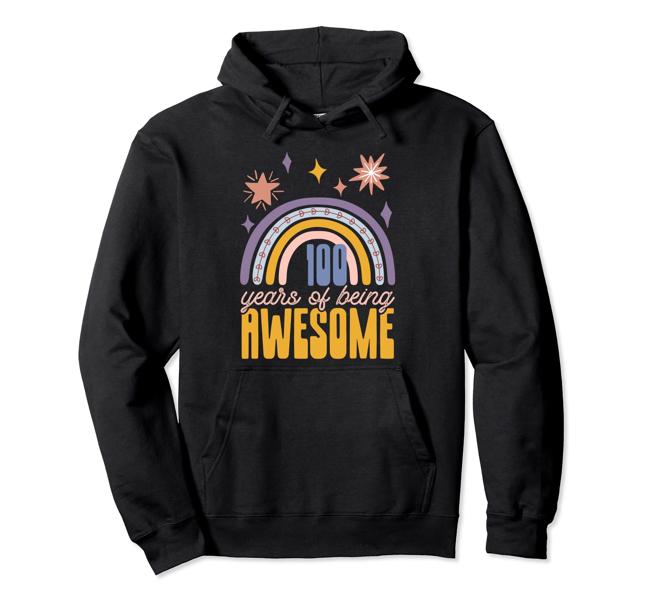 100 Years Being Awesome Free Spirit Hoodie - Streetwear Style Unisex - T-Shirt, Sweatshirt, Hoodie