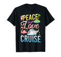 Cruise Ship Vacation Peace Love Cruise T-Shirt - Custom Art Print Men Women - T-Shirt, Sweatshirt, Hoodie