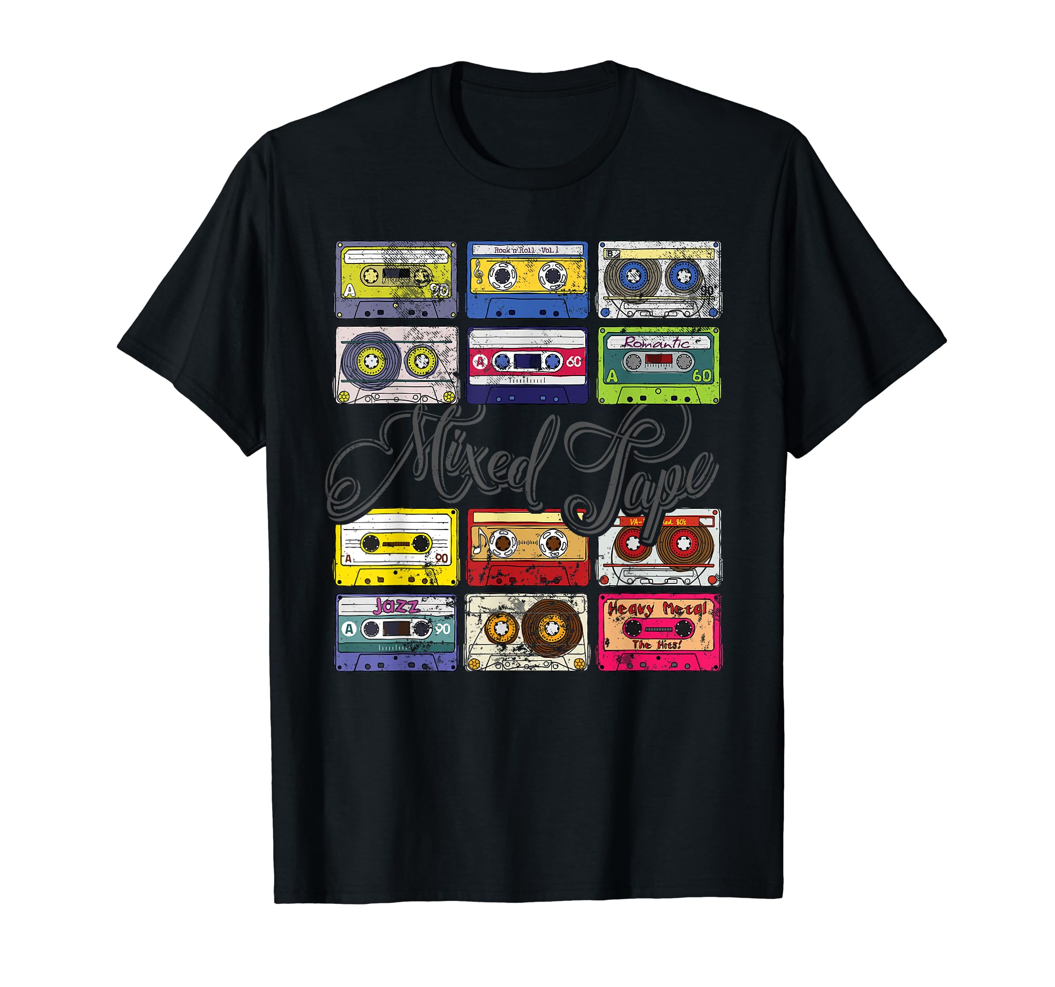 Mixed Tape 80S Cassette Tapes T-Shirt - Aesthetic Graphic Unisex - T-Shirt, Sweatshirt, Hoodie