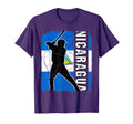 Nicaraguan Baseball Player Nicaragua T-Shirt - Minimalist Print for Adults - T-Shirt, Sweatshirt, Hoodie