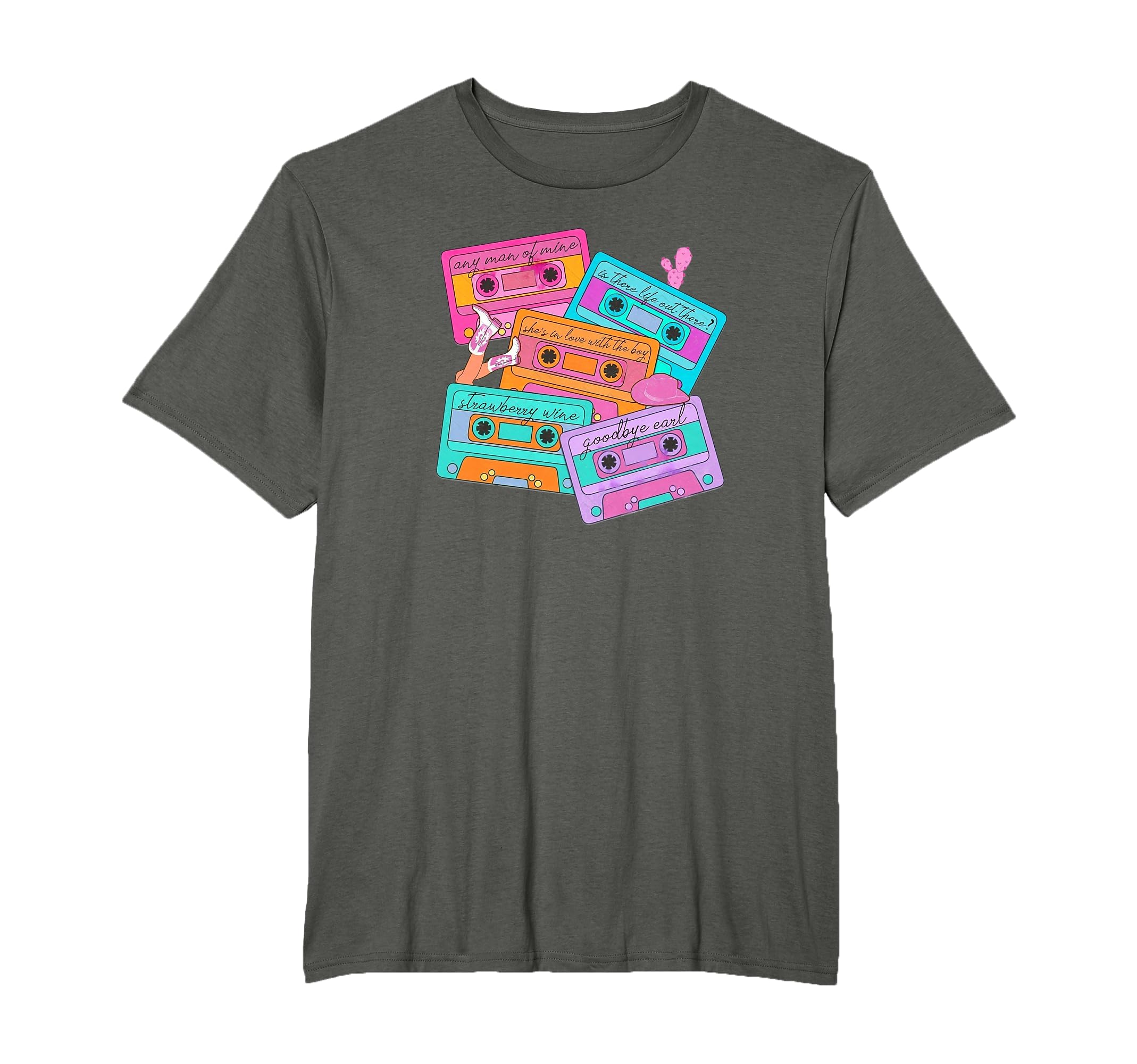 90S Country Cassette Tapes Western T-Shirt - Aesthetic Graphic for Adults - T-Shirt, Sweatshirt, Hoodie