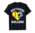 Busy Raising Ballers Softball Hockey T-Shirt - Custom Art Print for Adults - T-Shirt, Sweatshirt, Hoodie