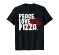 Peace Love Pizza T-Shirt - Custom Art Print for Adults - T-Shirt, Sweatshirt, Hoodie