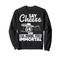 Photo Camera Photographer Flash People Sweatshirt - Trendy Graphic Unisex - T-Shirt, Sweatshirt, Hoodie