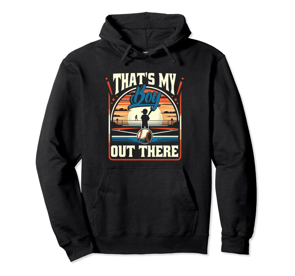 Funny Son Baseball Dad Hoodie - Streetwear Style Unisex - T-Shirt, Sweatshirt, Hoodie