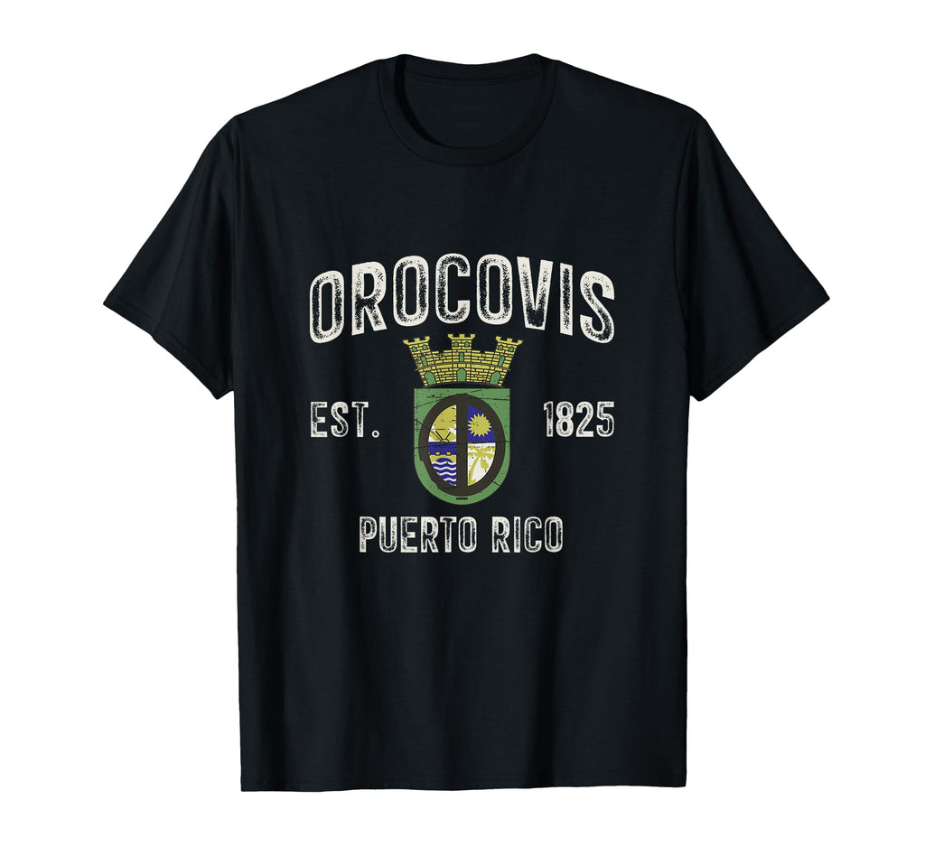 Orocovis City Puerto Rico Est 1825 T-Shirt - Minimalist Print Men Women - T-Shirt, Sweatshirt, Hoodie