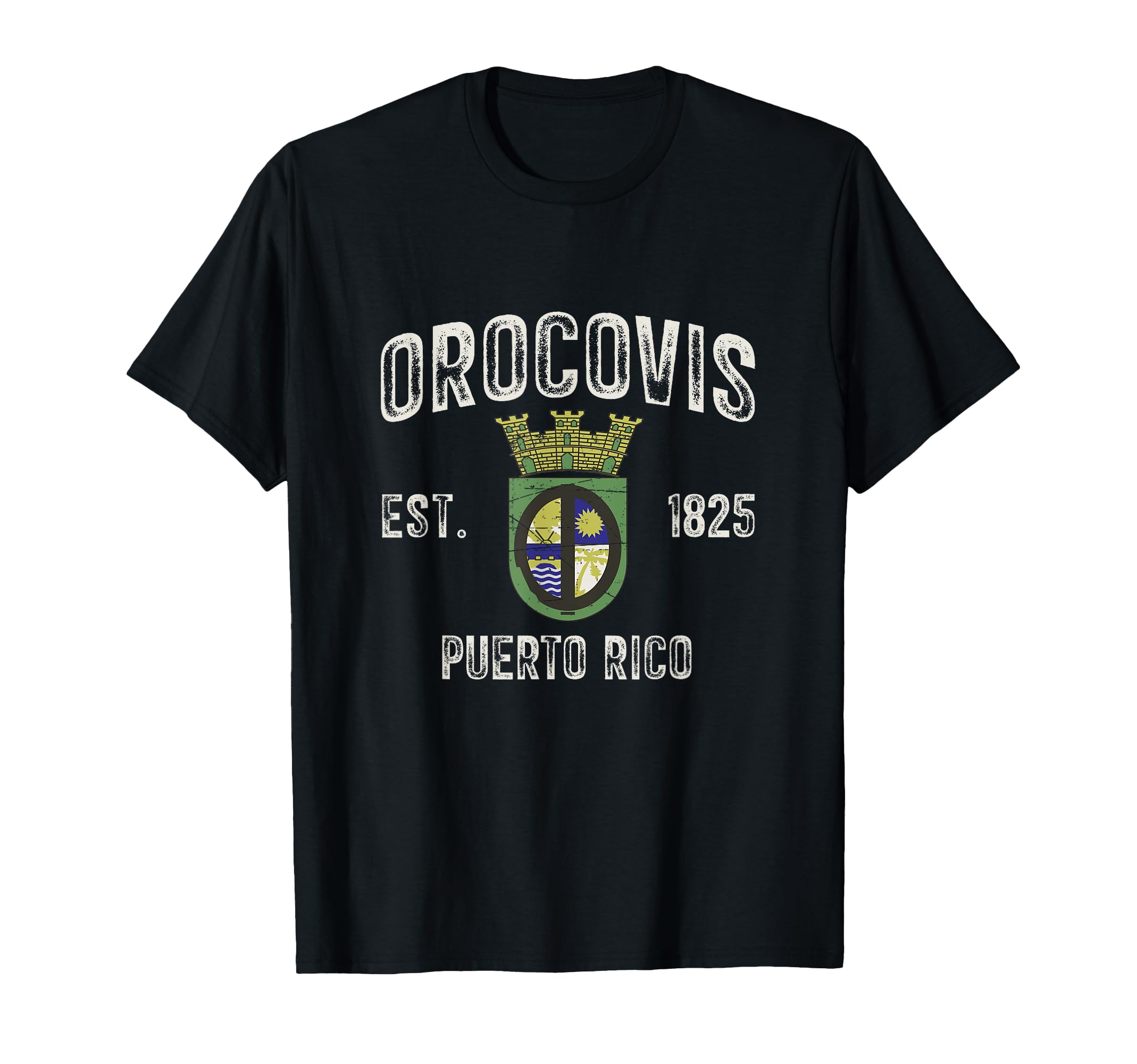 Orocovis City Puerto Rico Est 1825 T-Shirt - Minimalist Print Men Women - T-Shirt, Sweatshirt, Hoodie