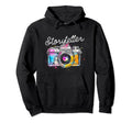 Photographer Storyteller Camera Hoodie - Graphic Print Men Women - T-Shirt, Sweatshirt, Hoodie