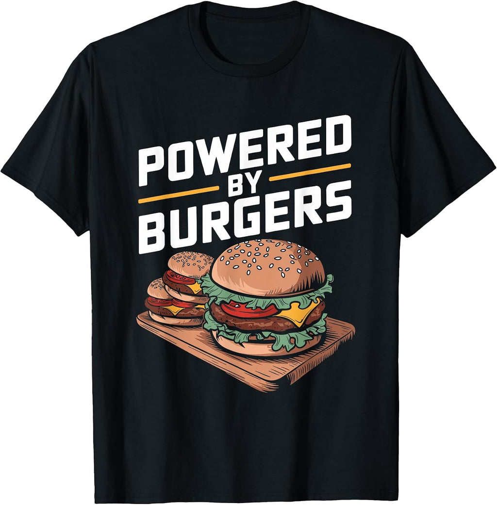 Burger Junkie Gifts Men Hamburger Accessories - Adult & Kids T-Shirts, Sweatshirts & Hoodies apparel design preview 1