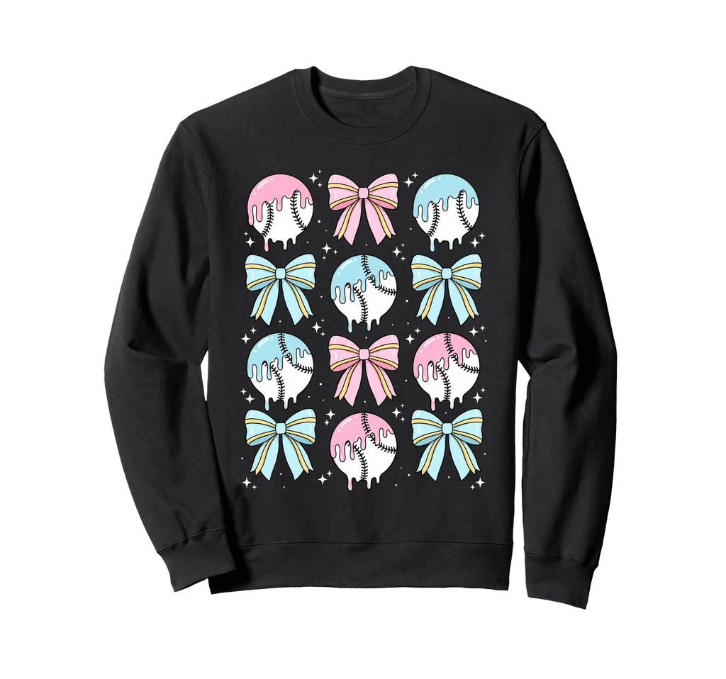 Baseball Drip Ice Cream Mom Sweatshirt - Streetwear Style for Adults - T-Shirt, Sweatshirt, Hoodie