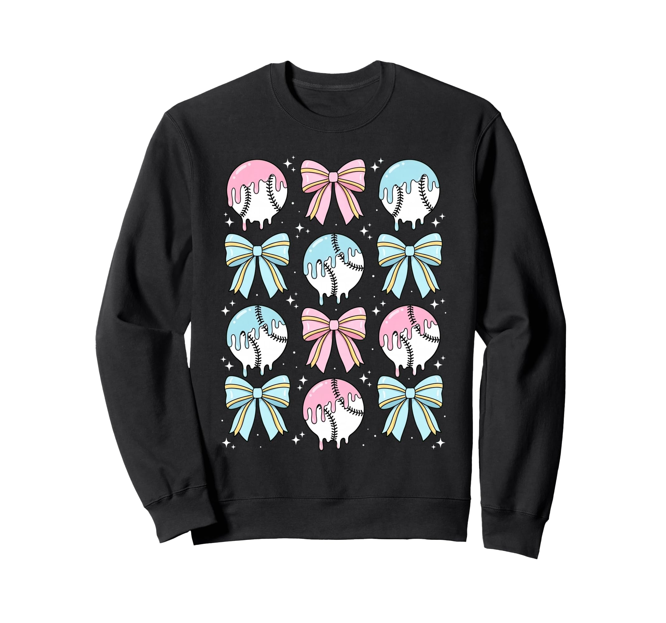 Baseball Drip Ice Cream Mom Sweatshirt - Streetwear Style for Adults - T-Shirt, Sweatshirt, Hoodie