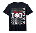 Baseball Senior Dad Class 2025 Graduate T-Shirt - Custom Art Print Unisex - T-Shirt, Sweatshirt, Hoodie
