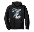 Pelican 90S Funny Pelican 80S Bird Lover Hoodie - Graphic Print Men Women - T-Shirt, Sweatshirt, Hoodie