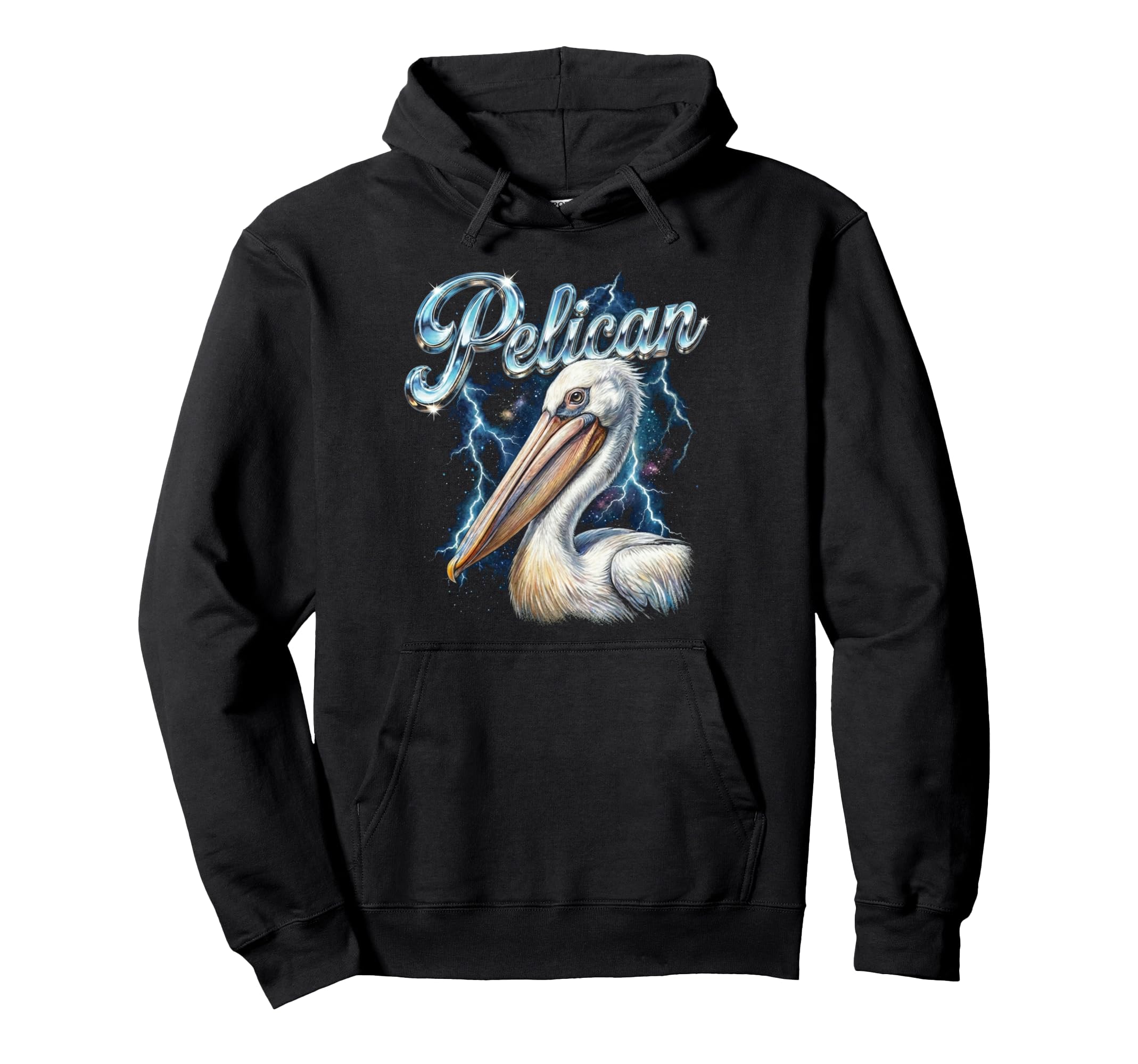 Pelican 90S Funny Pelican 80S Bird Lover Hoodie - Graphic Print Men Women - T-Shirt, Sweatshirt, Hoodie